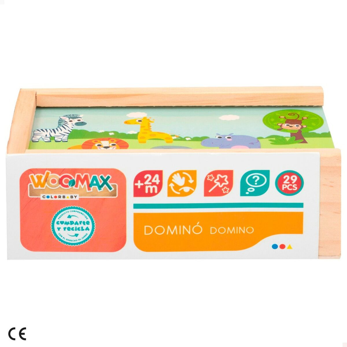 Domino Woomax dieren (12 Stuks)